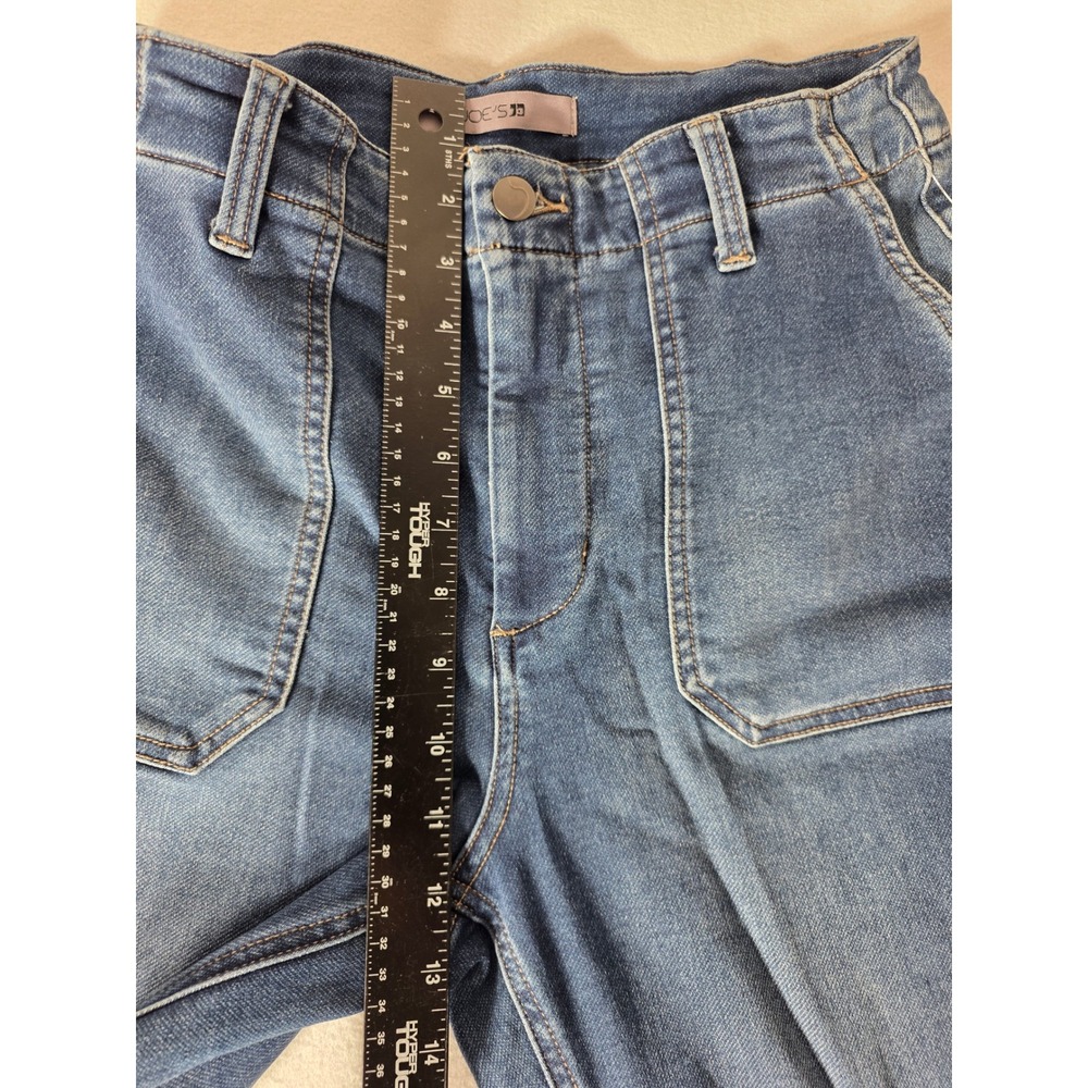 Joe's Jeans Womens Denim Joggers Blue Medium Wash High Rise 28x26 Elastic Cuff